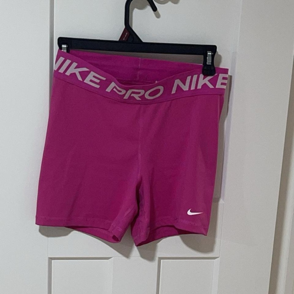 Nike Pink Athletic Compression Shorts